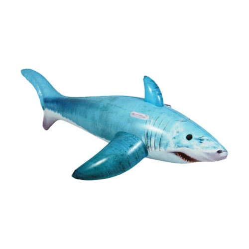 178cm Inflatable Pool Shark Rider - Blue