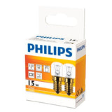 Philips 15W T22 Oven Globe Clear E14 - 2 pack - TheITmart