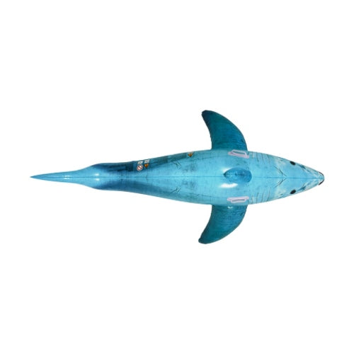 178cm Inflatable Pool Shark Rider - Blue