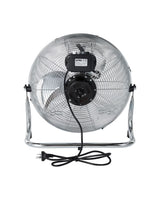 40cm High Velocity Chrome Metal Fan /3 Speed Settings /Tilt adjustable