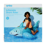 178cm Inflatable Pool Shark Rider - Blue