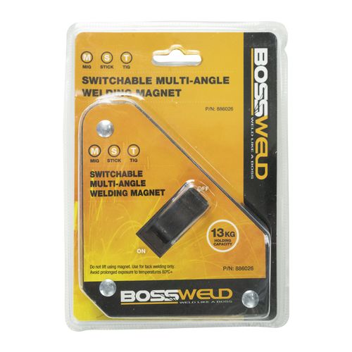 Bossweld 13kg Switchable Multi-Angle Welding Magnet