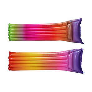 Multicoloured Inflatable Pool Air Bed - Assorted