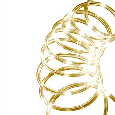 Arlec 10m Warm White Solar Powered Thin LED Rope Light - TheITmart