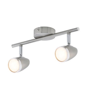 Verve Vector 2 x LED Brushed Nickel Spotlight / SL0705
