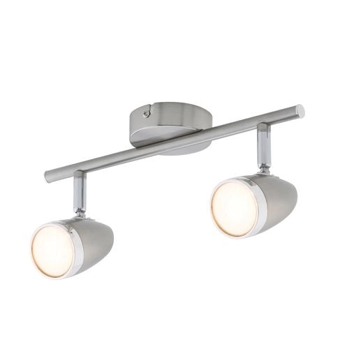 Verve Vector 2 x LED Brushed Nickel Spotlight / SL0705
