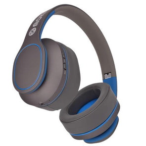 Moki Navigator Noise Cancelling Wireless Over-Ear Headphones [Volume Limited] Blue & Grey