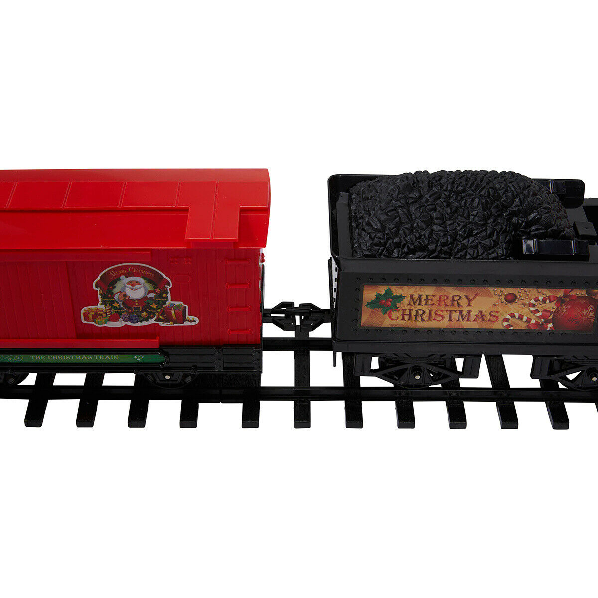 Christmas Train 21 Piece /Battery Operated with  authentic sounds/ Easy Track Assembly - TheITmart