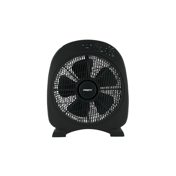 Prinetti Round Box Fan 30cm- Colour Black