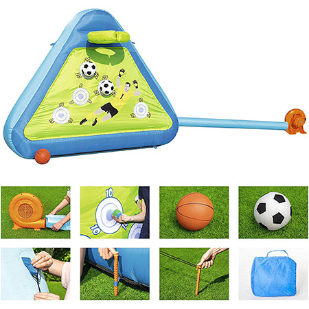 Bestway Inflatable Triple Play Sports Board / 3 Sport Activities/ Durable & Colourful
