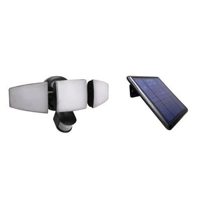 Solar Magic 1500lm 3 Head Solar Security Light / Rechargeable batteries included
