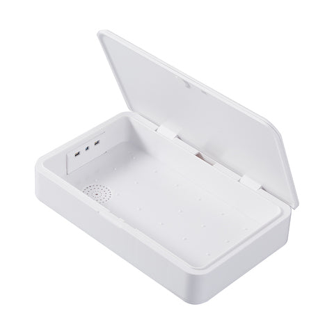 Phone UVC Steriliser with Wireless Charge - White