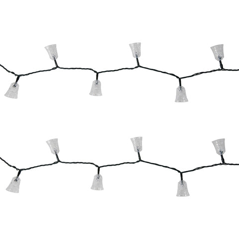 120 LED Warm White Bell String Lights - TheITmart