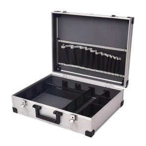 Craftright 11 Pockets Aluminium Tool Case/Smart Storage Solution/ Removable Dividers