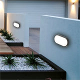 Arlec LED Oval Bunker Lights With Interchangeable Rims - 2 Pack