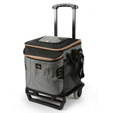 Arctic Zone 50 Can Collapsible Rolling Soft Cooler Cart / Leak Proof