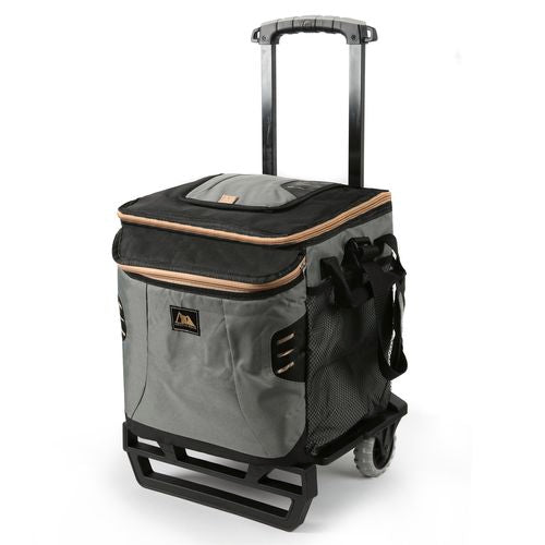 Arctic Zone 50 Can Collapsible Rolling Soft Cooler Cart / Leak Proof