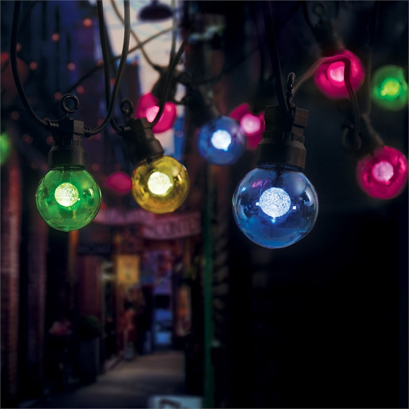 Lytworx 9.5m Solar 20 LED Bubble Festive Party Lights - Multicolour - TheITmart