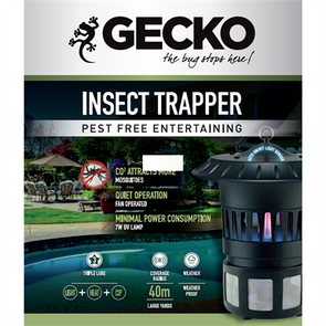 Gecko Triple Lure Weatherproof Insect Trapper/ Ideal for Large Yards/ Free Stand