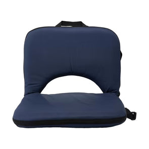 Cushion Recliner - Navy/ Durable Steel Frame/Ideal for Outdoor Activities