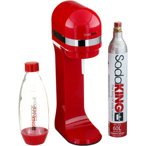SodaKING Spark Sparkling Water Machine - Red /Environmentally friendly