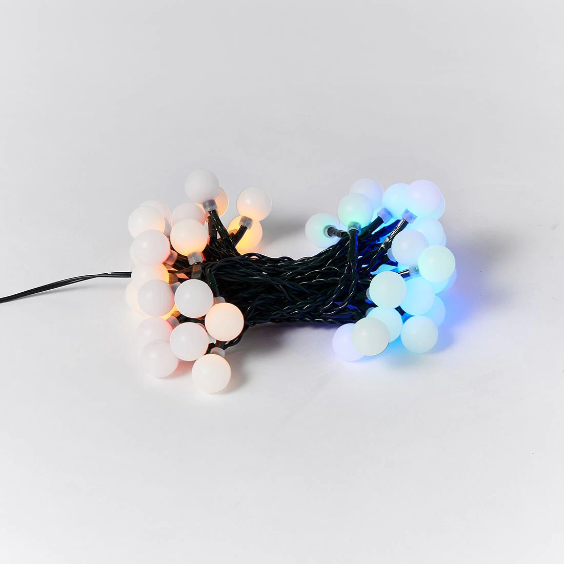 Christmas Festive Outdoor Rechargeable Solar 50 LED Multi-coloured Ball Lights - TheITmart