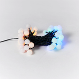 Christmas Festive Outdoor Rechargeable Solar 50 LED Multi-coloured Ball Lights - TheITmart