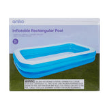 Anko Inflatable Rectangular Pool - Blue