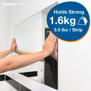 Permastik Mirror Mounting Strips - 9 Pack