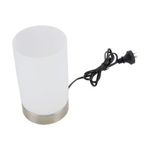 Set Of 2 Glass Touch Lamp - Silver - 2 Pack/For Indoor Use only