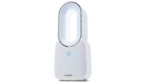 Goldair Bladeless Colour Changing Personal Desk Fan - White / 3 Speed Settings
