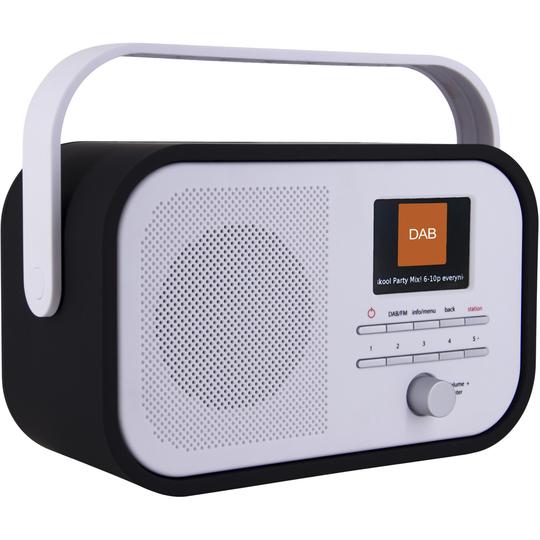 Akai DAB+/FM Digital Radio AKDB605 - White / 80 Stations Preset