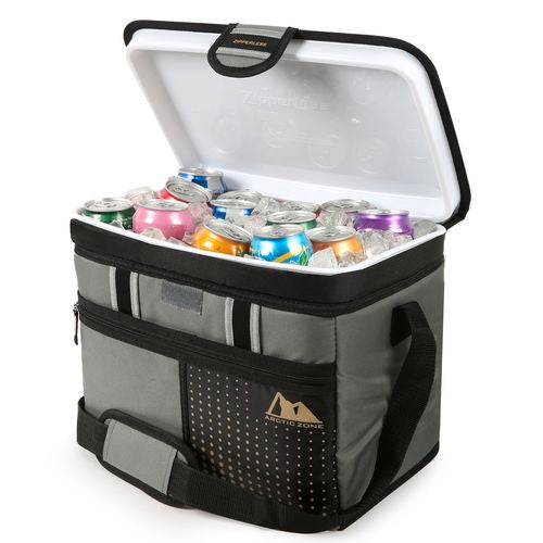 Arctic Zone 30 Can Zipperless Soft Cooler/ High-Density Thermal Insulation/ Durable