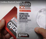 Ozito Rechargeable Compact PXC 18V Cordless Bluetooth 5.0 Speaker - Skin Only