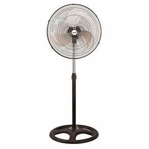 Euromatic 45cm Metal Pedestal Fan/3 Metal Fan Blades/Oscillating/3 Speed Settings