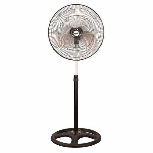 Euromatic 45cm Metal Pedestal Fan/3 Metal Fan Blades/Oscillating/3 Speed Settings