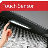 Arlec Matte Black 190 Lumens Touch Sensor Cool White LED Cabinet Light