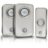 Swann 2 Receivers Wireless Door Chime /32 Sounds/ Silver Colour