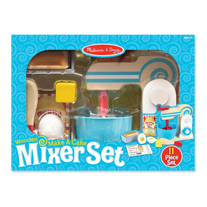 Melissa & Doug: Wooden Make-a-Cake Mixer Set Suitable Ages 3+ years