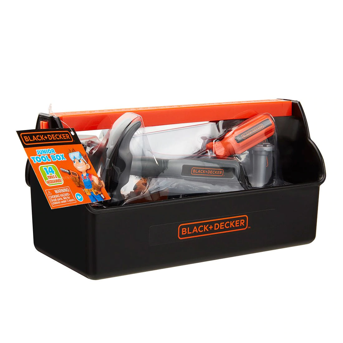 BLACK + DECKER Junior Toy Tool Box Suitable Ages 3+ years.
