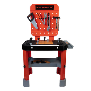 BLACK + DECKER Junior Builder Toy Tool Workbench Suitable Ages 3+ years.