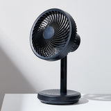 Black Portable USB Desk Fan/3 PP Blades/4 Speed TDUSB21 - TheITmart