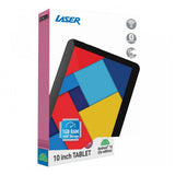 Laser 10 Inch 16GB Quad Core Android 10 Tablet/HD Screen/Micro USB /SD Card/ Pink - TheITmart