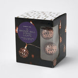 Christmas 12 Ball String Lights Warm White - TheITmart