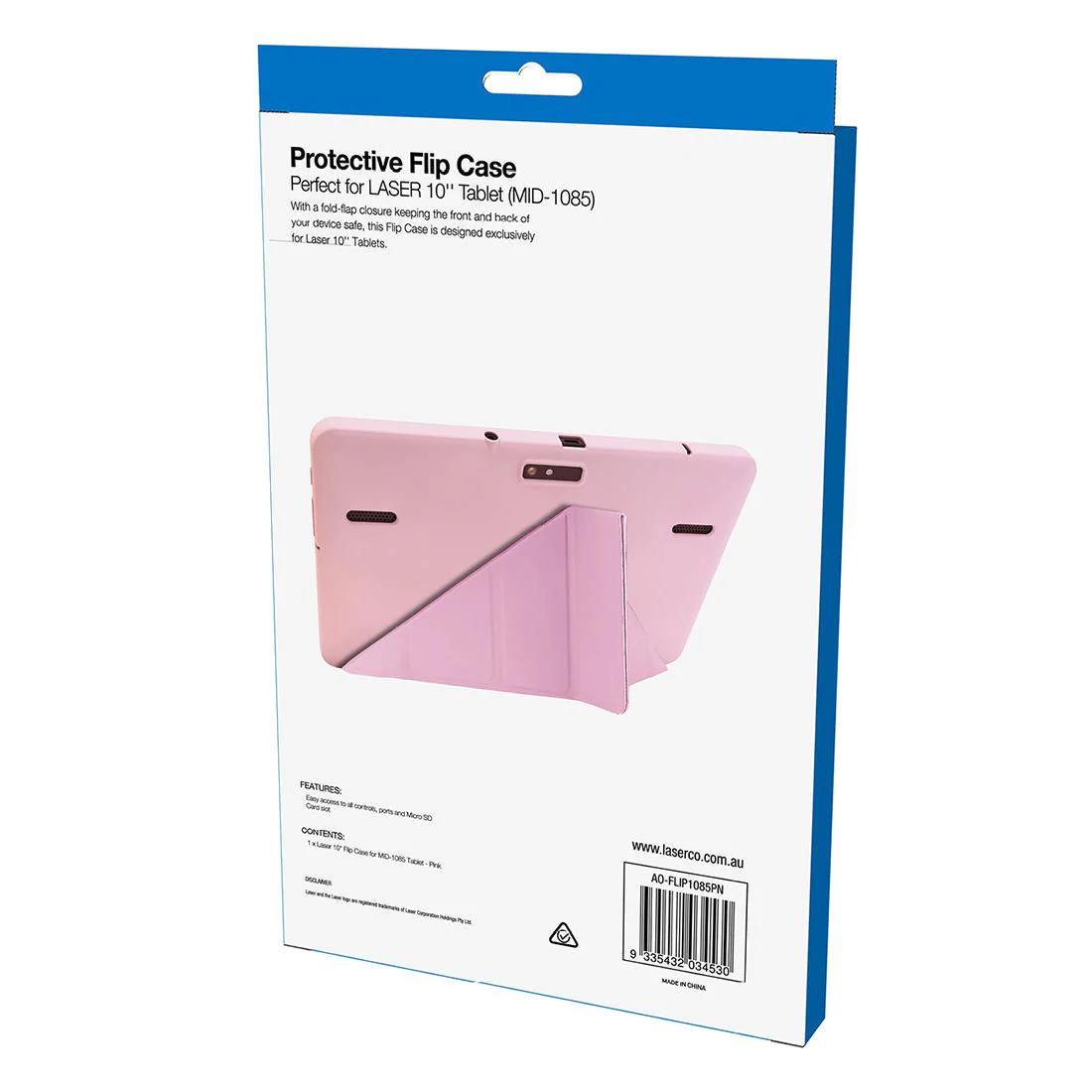 Laser 10" Tablet Case - Navy/Pink/Black