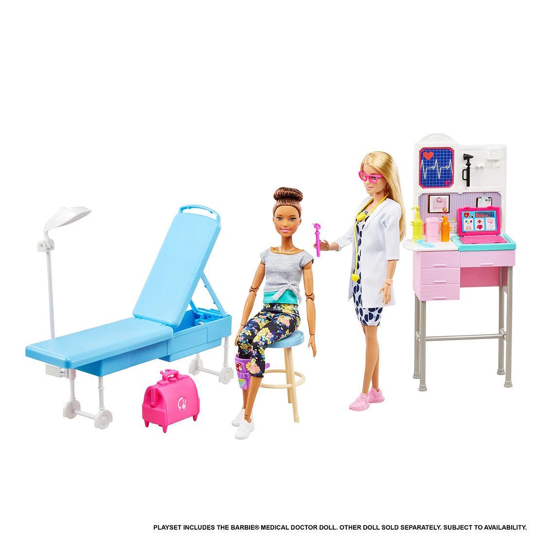 Barbie Medical Doctor Doll and Playset /  Ages: 3+ Years - TheITmart