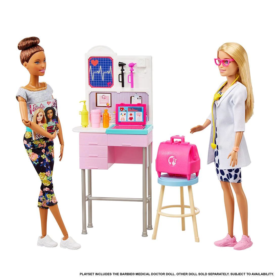 Barbie Medical Doctor Doll and Playset /  Ages: 3+ Years - TheITmart