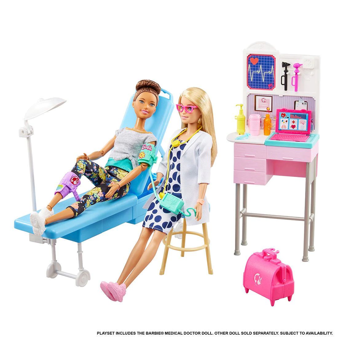 Barbie Medical Doctor Doll and Playset /  Ages: 3+ Years - TheITmart