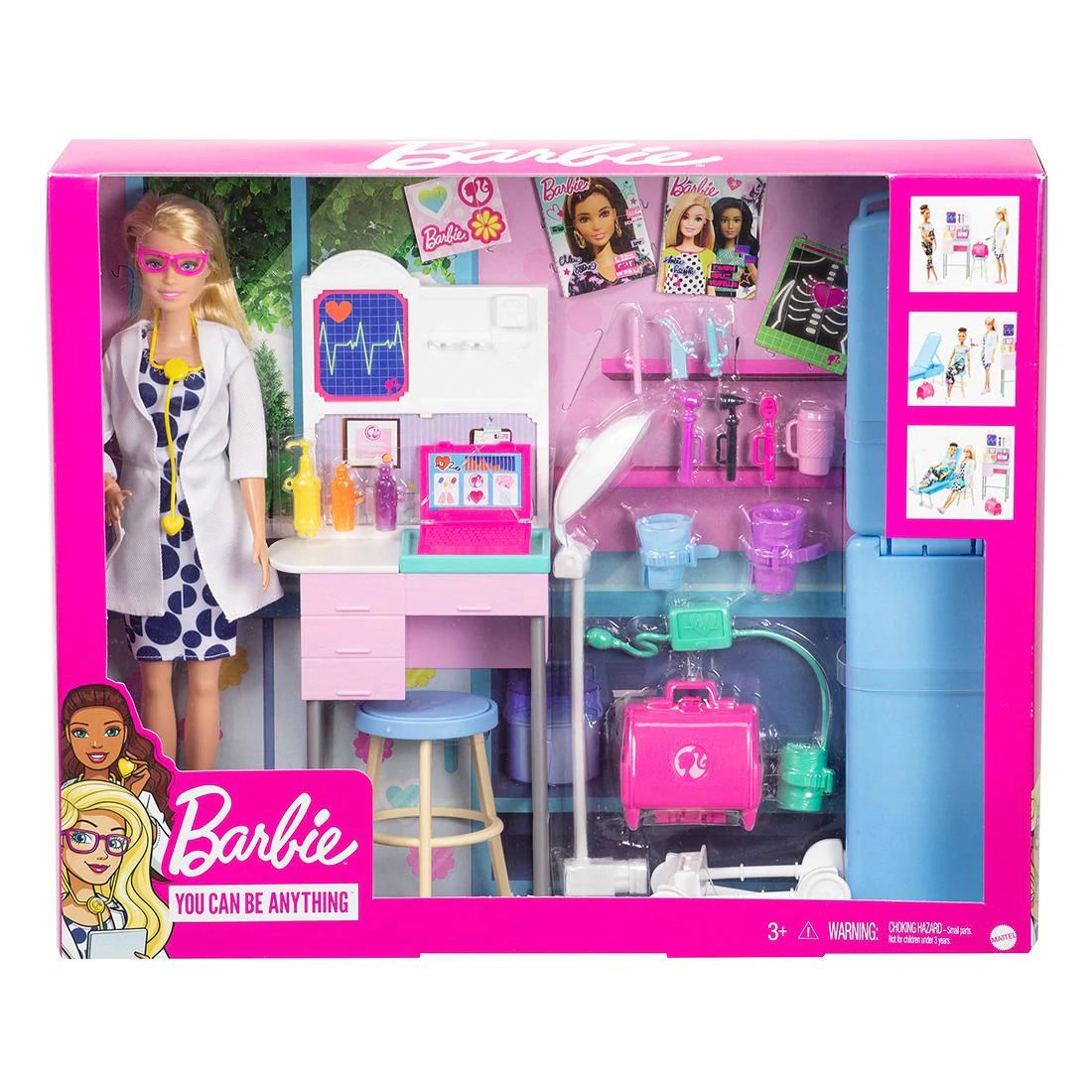 Barbie Medical Doctor Doll and Playset /  Ages: 3+ Years - TheITmart