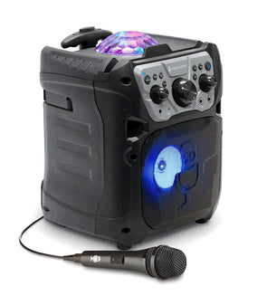 Singing Machine Fiesta Go Karaoke with Disco Ball and Speaker Bluetooth & AUX